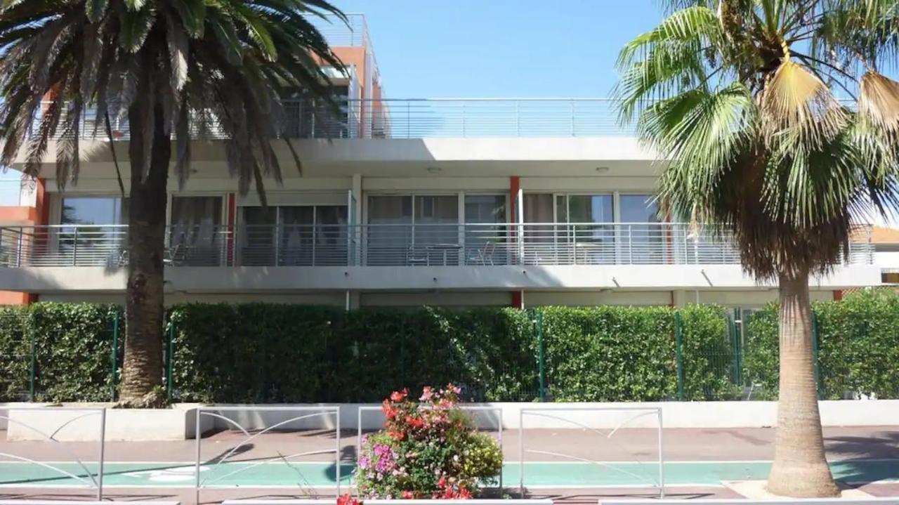 Cote D'Azur Joli Studio 50M Plage, Climatisation , Parking. วิลล์เนิฟ-ลูเบ ภายนอก รูปภาพ